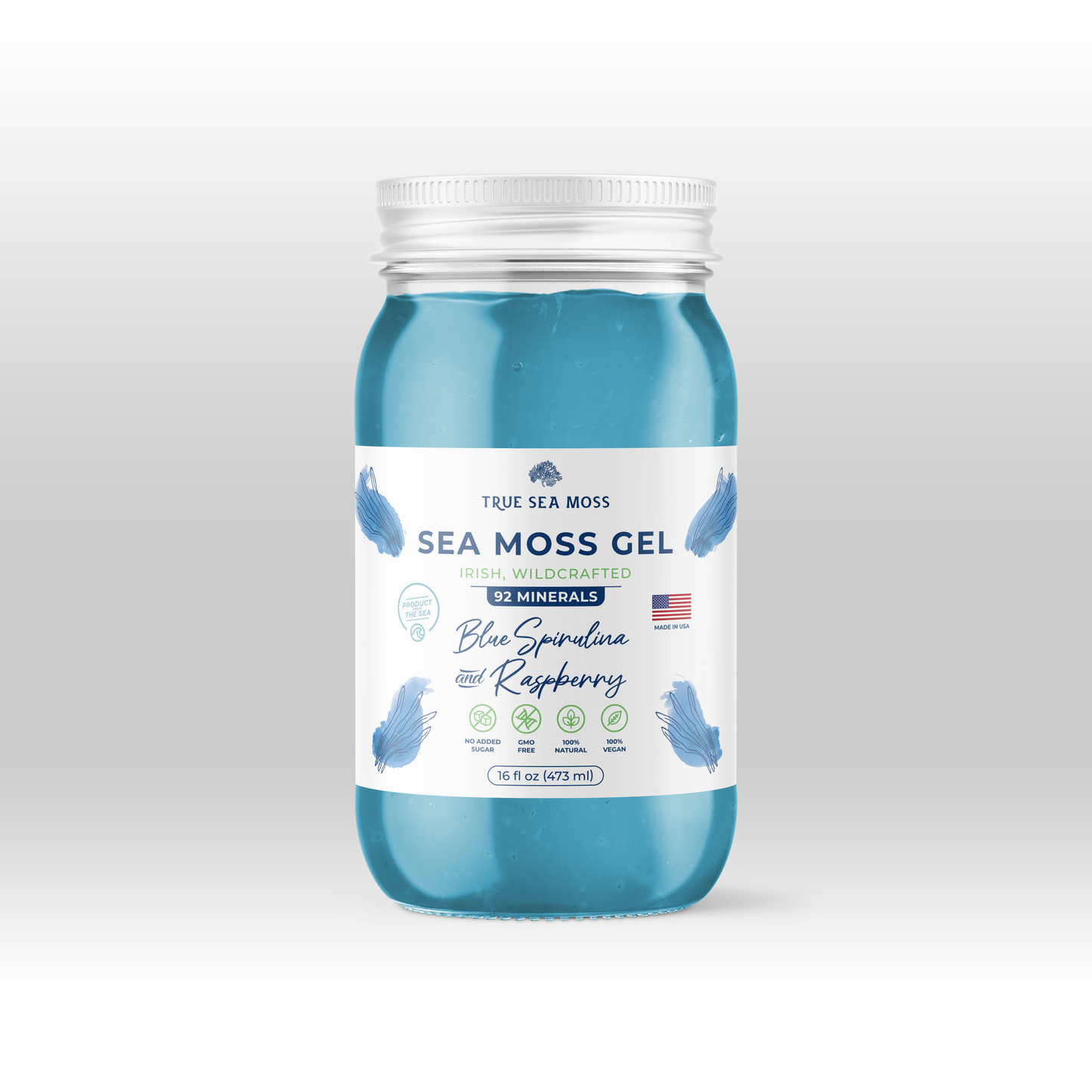 BLUE SPIRULINA SEA MOSS GEL