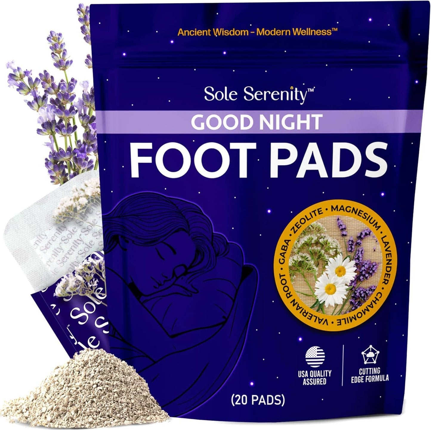 Magnesium Good Night Sleep Detox Foot Pads